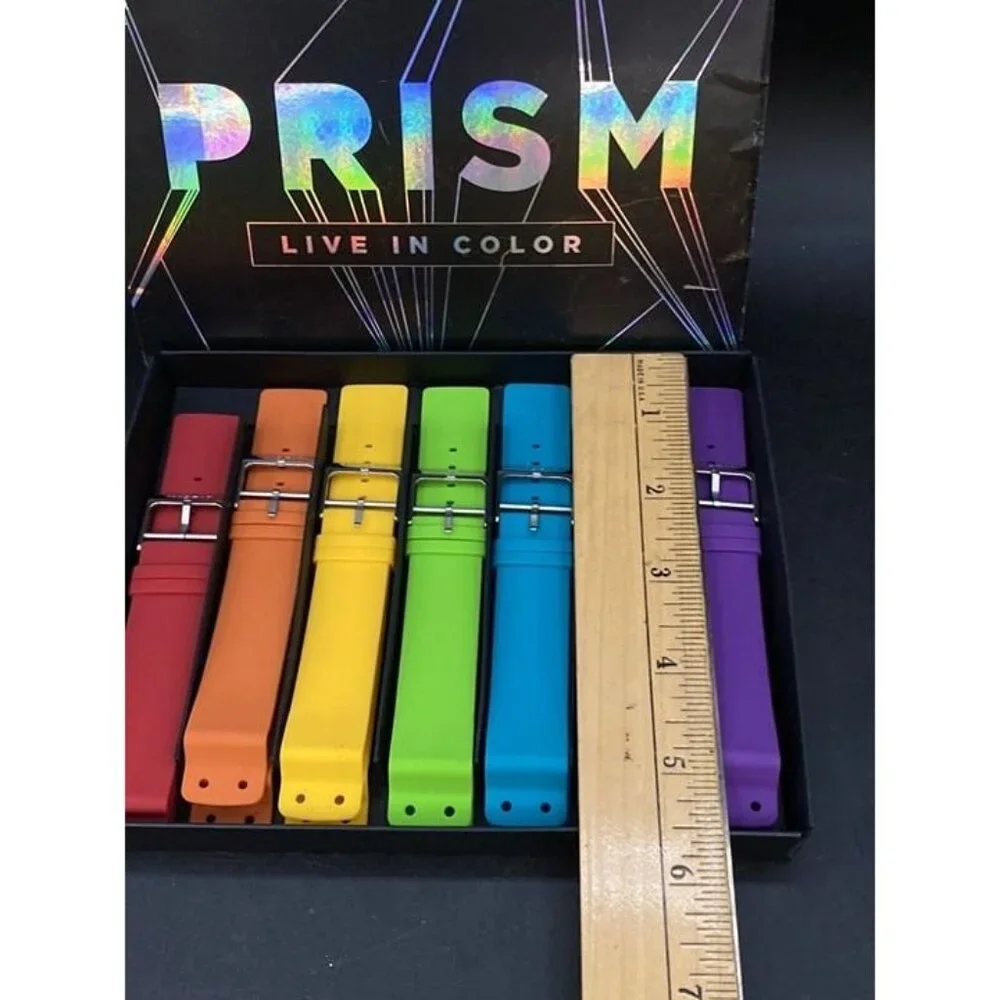 Misfit Silicone Watch Bands Boxed Set Prism Live In Colors Rainbow Pride